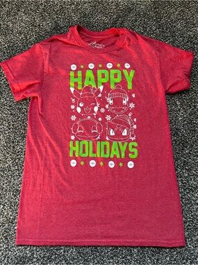 Pokemon-Pikachu Holiday Red Tee
